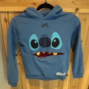 Disney Classics Blue Stitch Kids Hoodie
